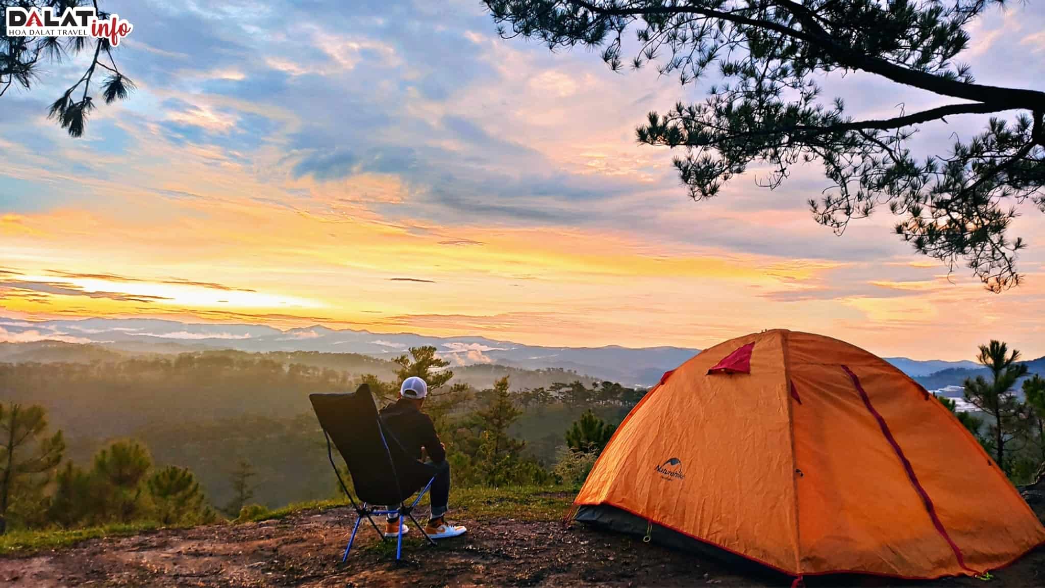 Cắm trại là một trải nghiệm tuyệt vời ở đồi
