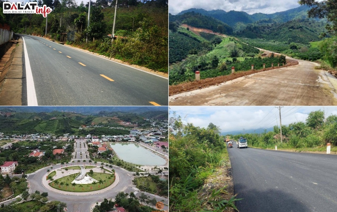 Các con đường ở huyện Đam Rông