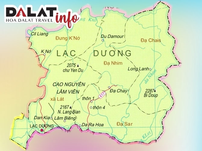 Đơn vị hành chính huyện Lạc Dương