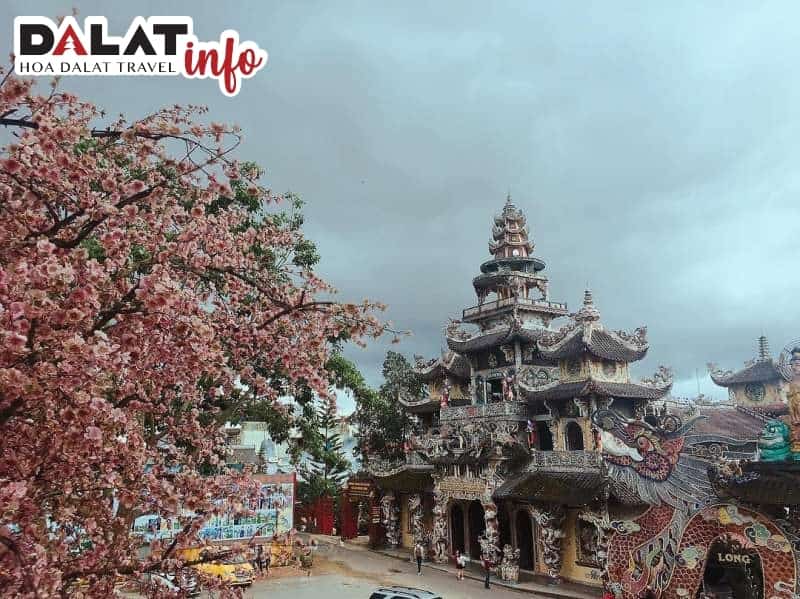 ngôi chùa khá nổi tiếng tại Đà Lạt
