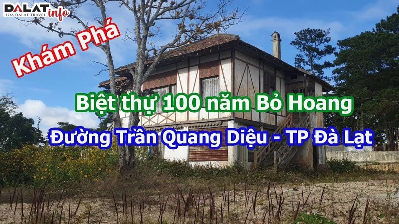 Biệt thự bỏ hoang trên đường Trần Quang Diệu