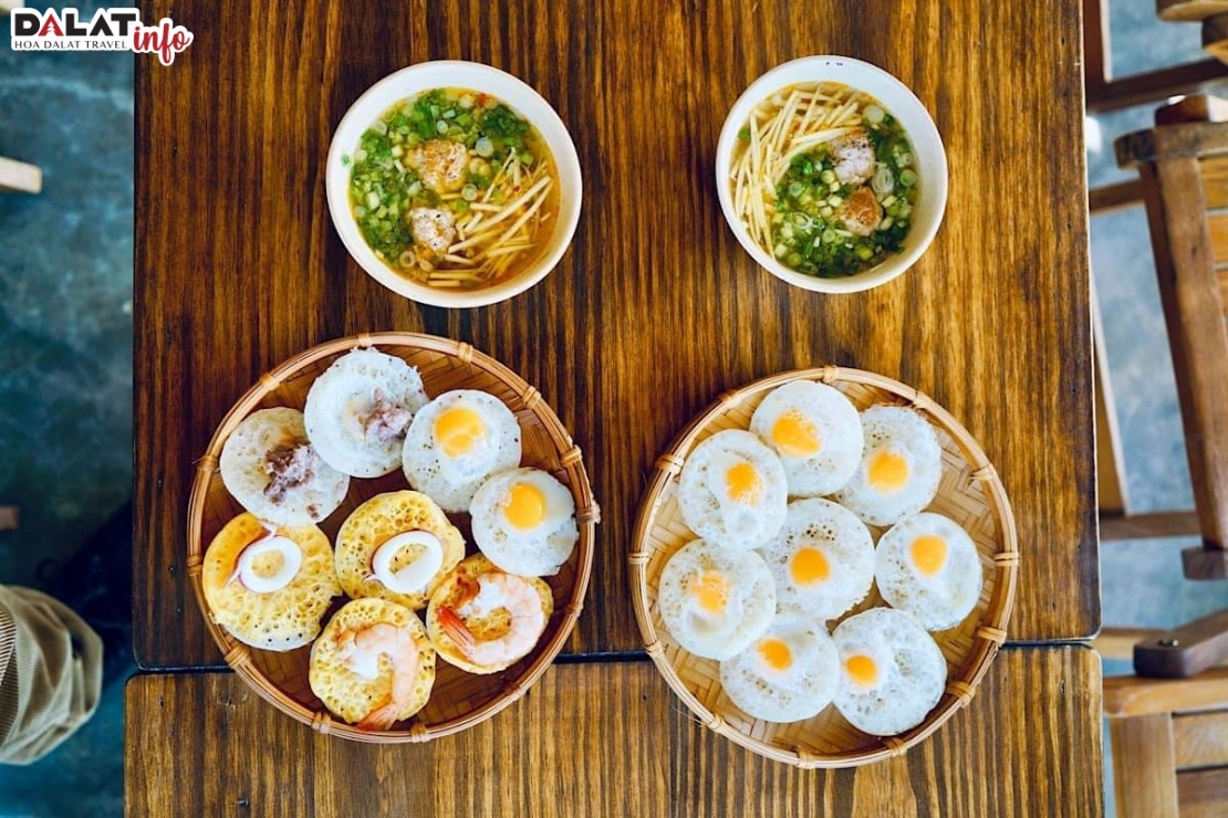 Tiệm phục vụ hai món ăn sáng dân dã ở Đà Lạt