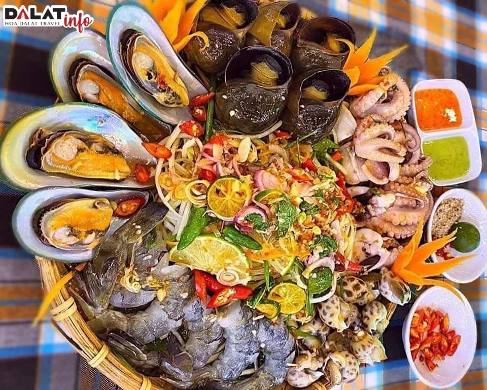 Hải sản Xuân Hưng - món ăn