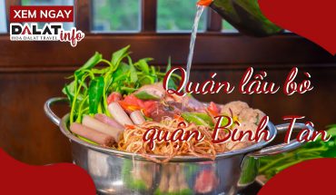 Quán lẩu bò quận Bình Tân