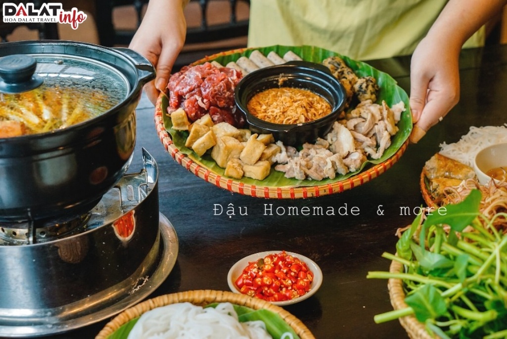 Lẩu riêu cua bắp bò Đậu Homemade