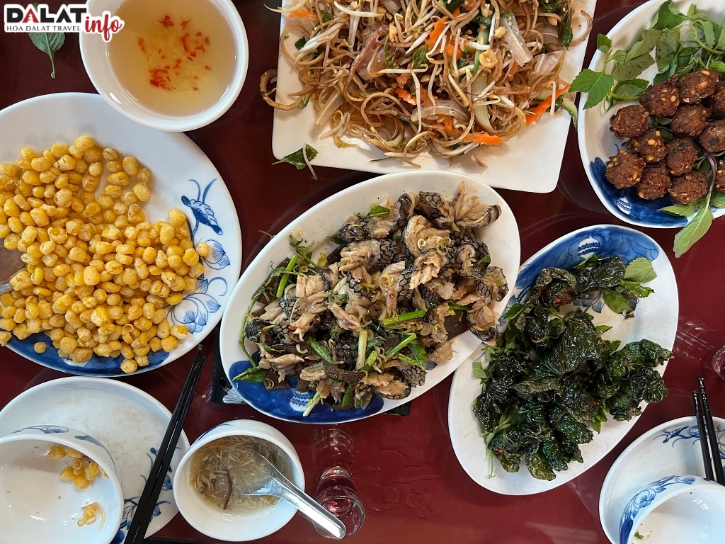 Nhà hàng Rắn Nguyễn Văn Dực - món ăn