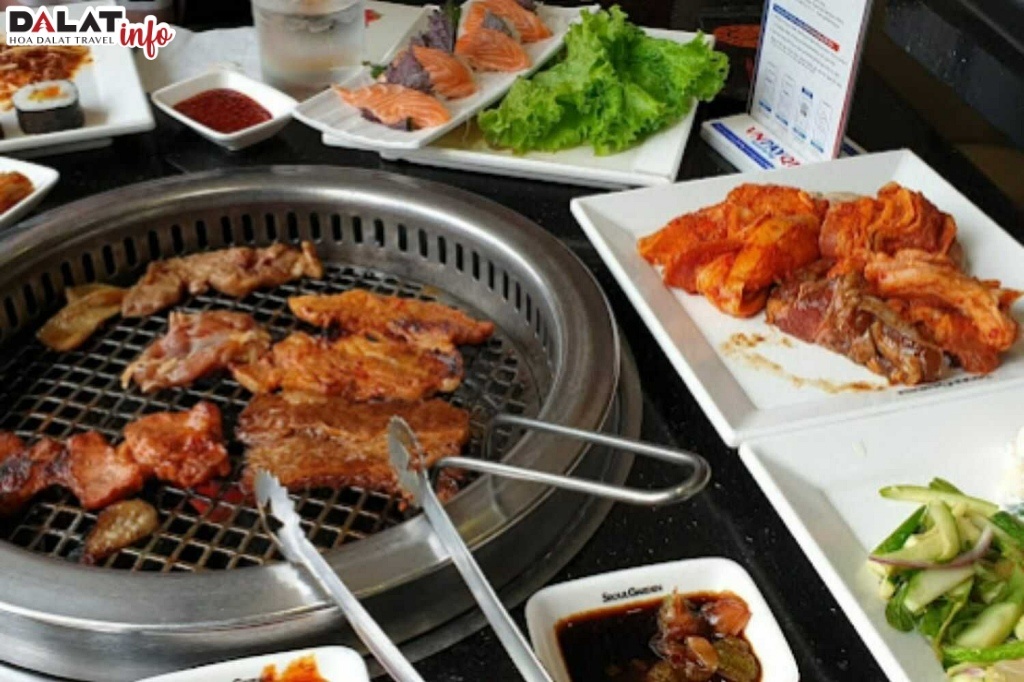 Món ăn tại Seoul Garden - TTTM The Garden