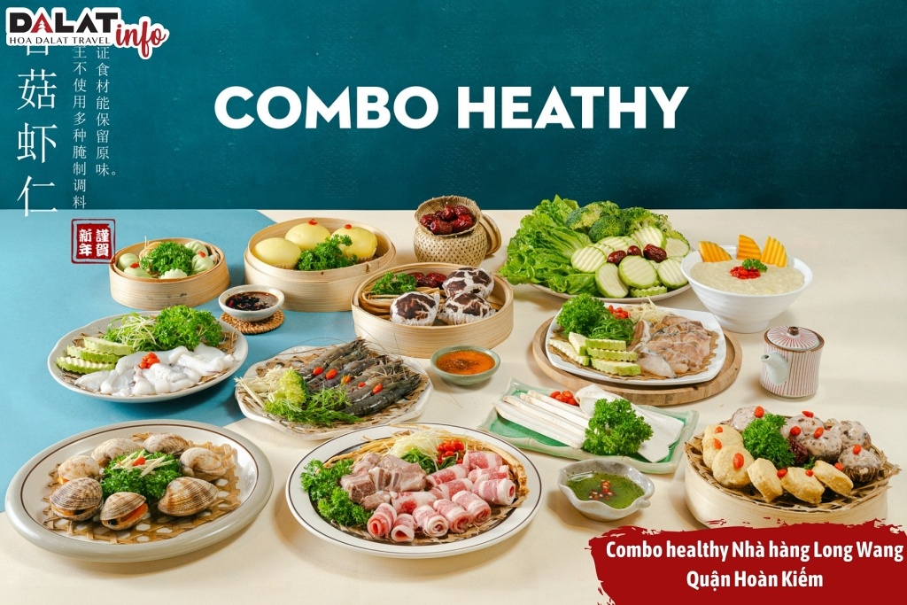 Combo healthy tại nhà hàng Long Wang