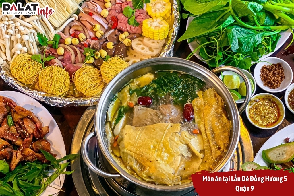 Món ăn chế biến từ thịt dê ở Lẩu Dê Đồng Hương