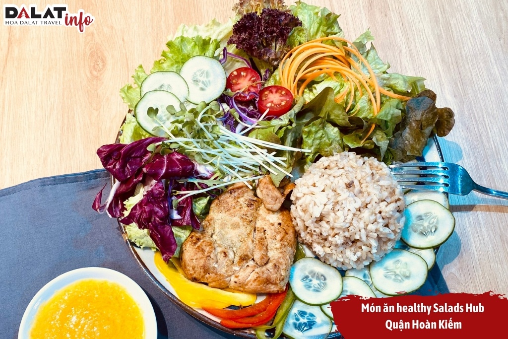 Món ăn tốt cho sức khỏe tại Salads Hub Quận Hoàn Kiếm 