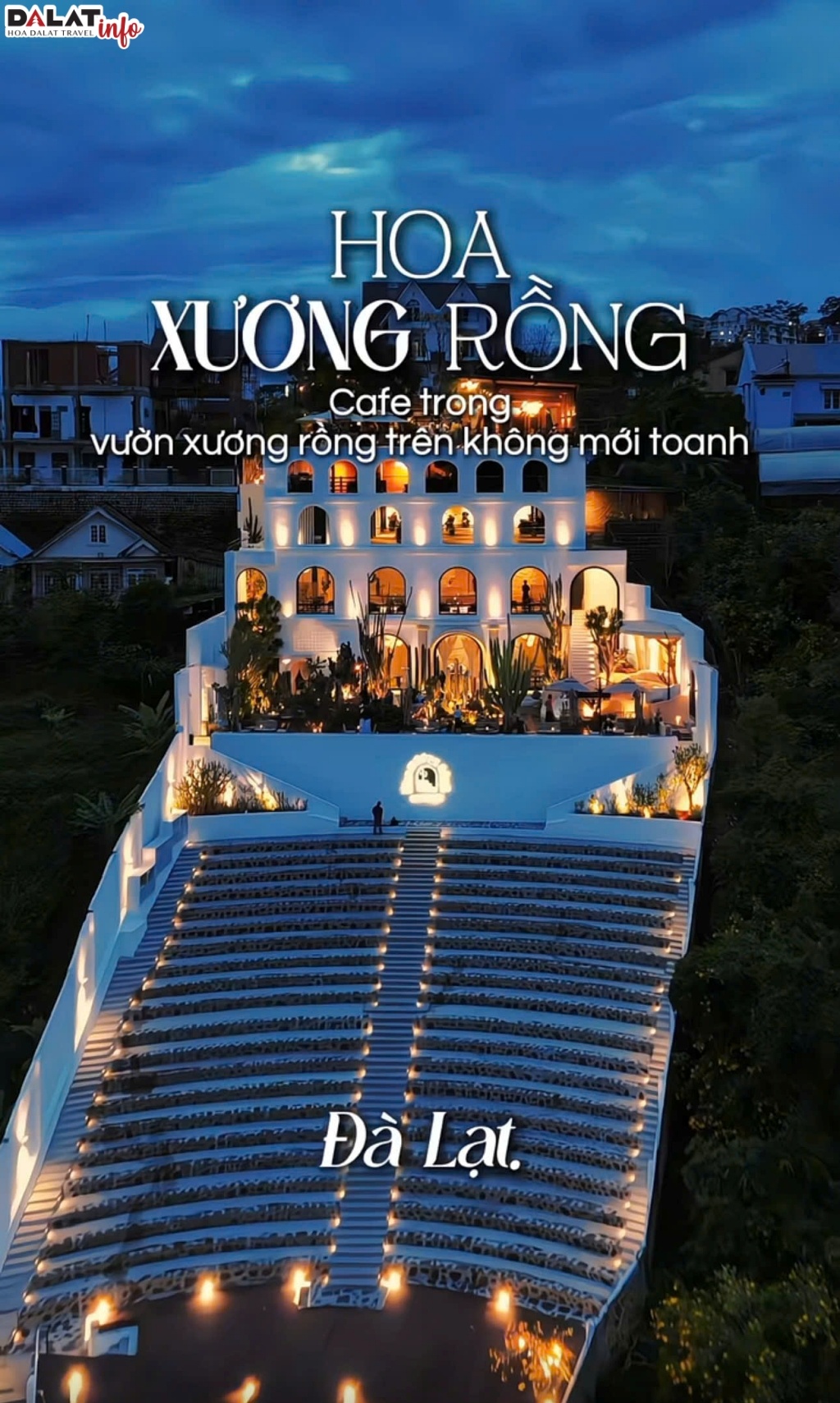 Quán cafe Hoa Xương Rồng ở trung tâm Đà Lạt